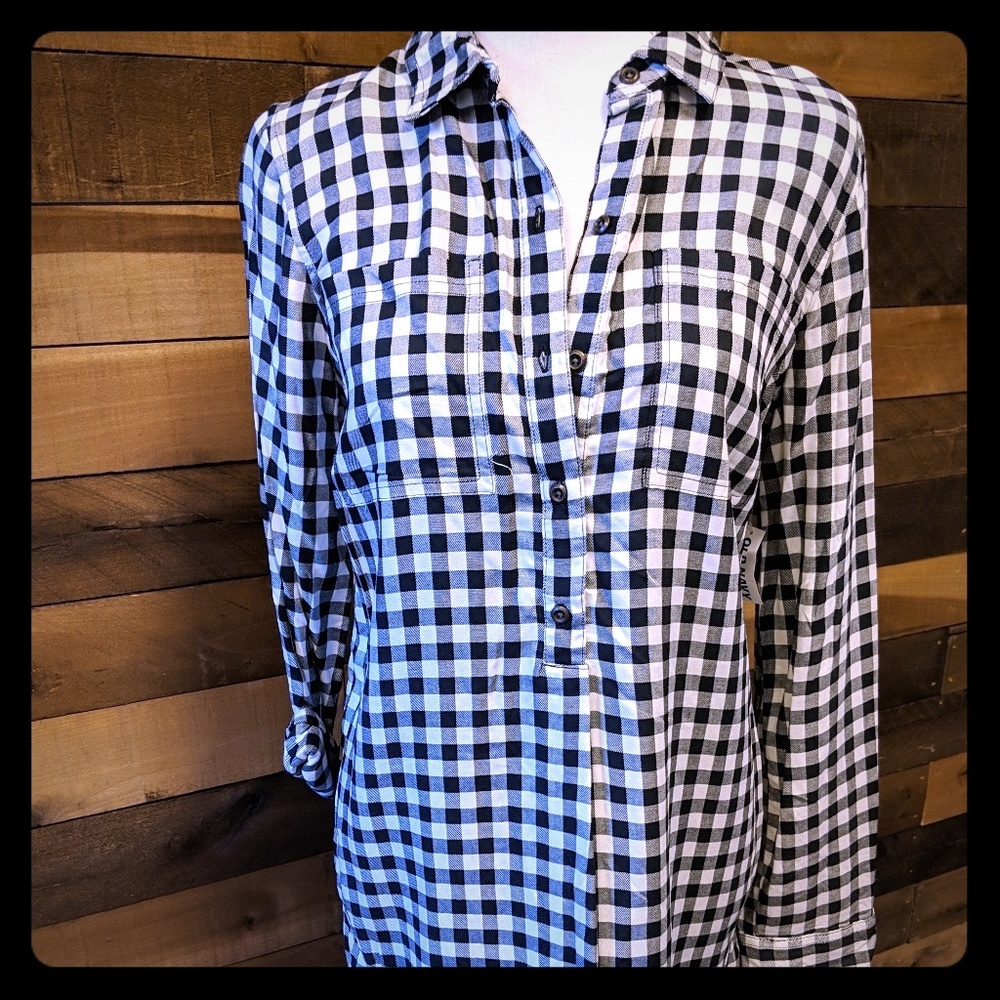NWT Old Navy black and white dress. size M